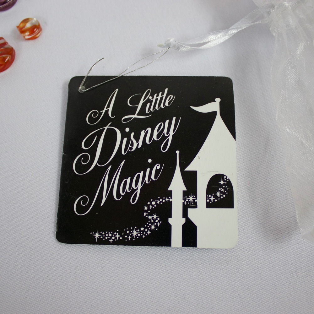 2011‎ Disney Parks Glass Decorative Mickey Ears A Little Disney Magic Gift RARE - Picture 3 of 5